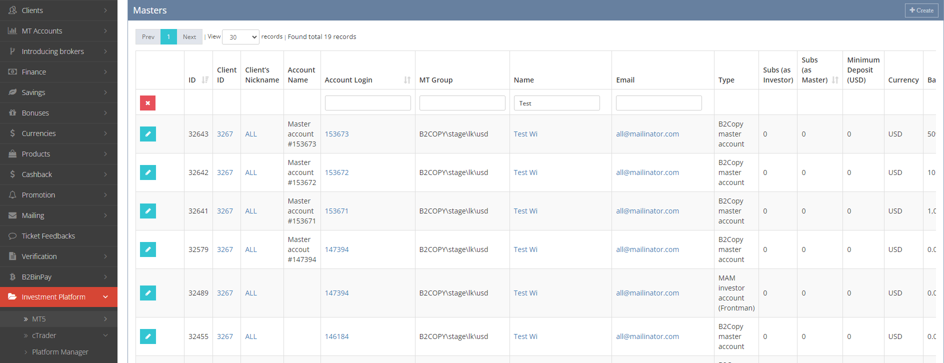 Investment Platform