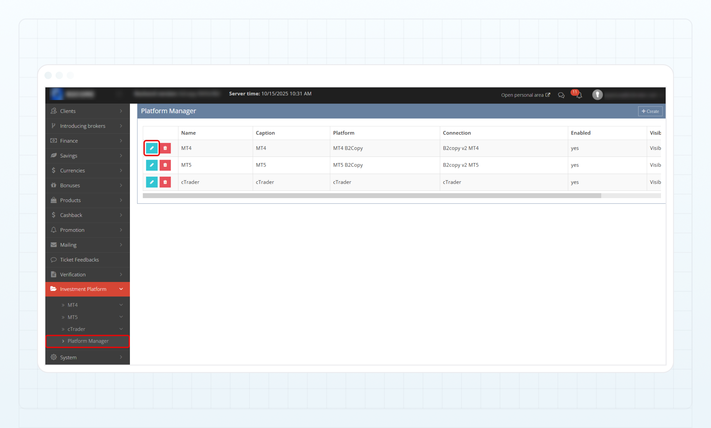 Platform Manager